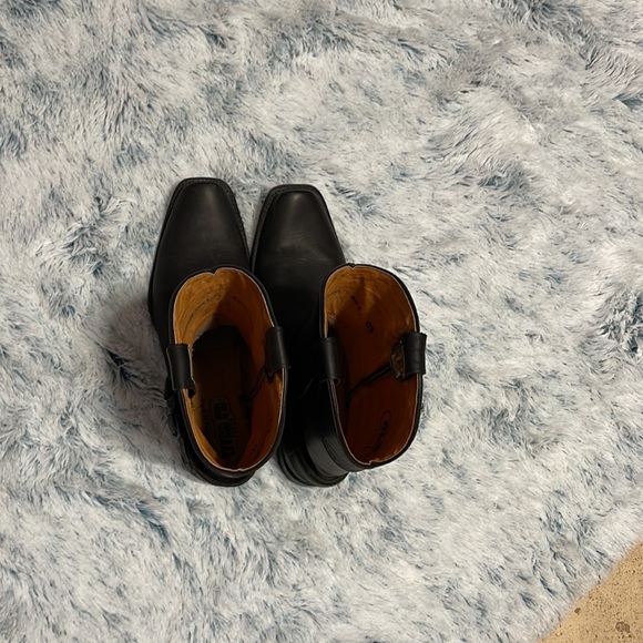 Old Corral Mens Black Harness Square Toed Boots Size 11.5 - Picture 13 of 15